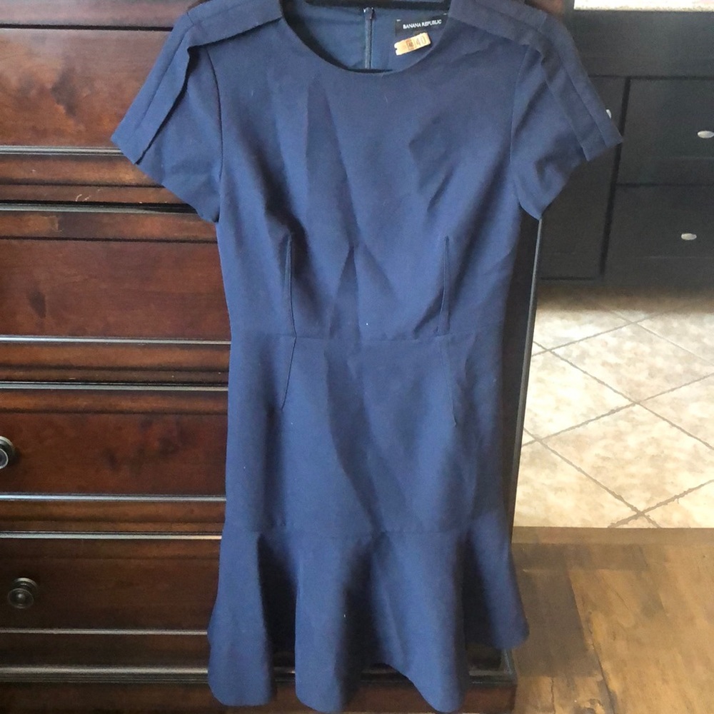 Banana republic navy dress